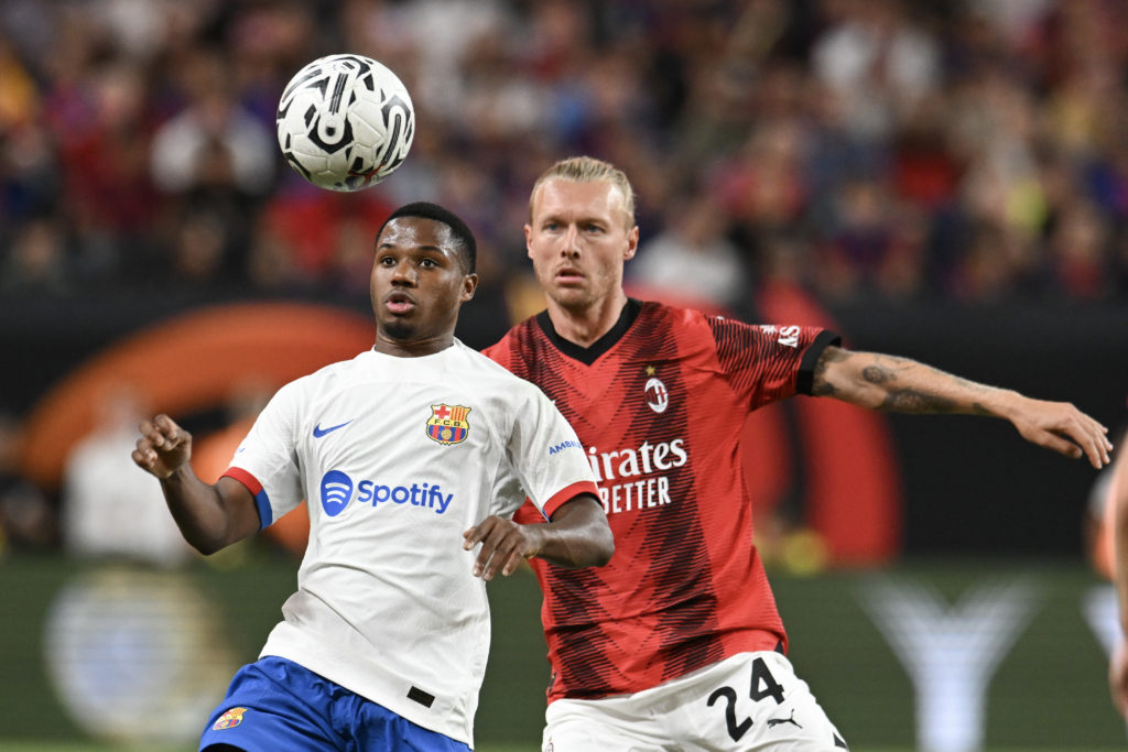 AC Milan v FC Barcelona - Preseason Friendly