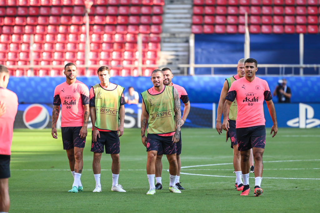 Manchester City Training Session - UEFA Super Cup 2023