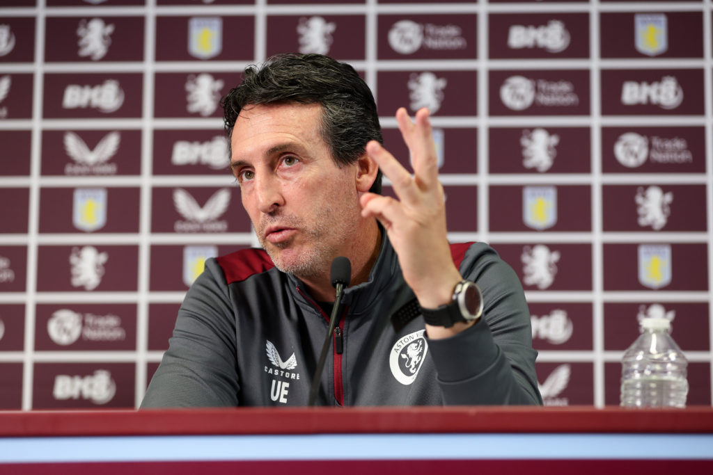 Aston Villa Training and Press Conference