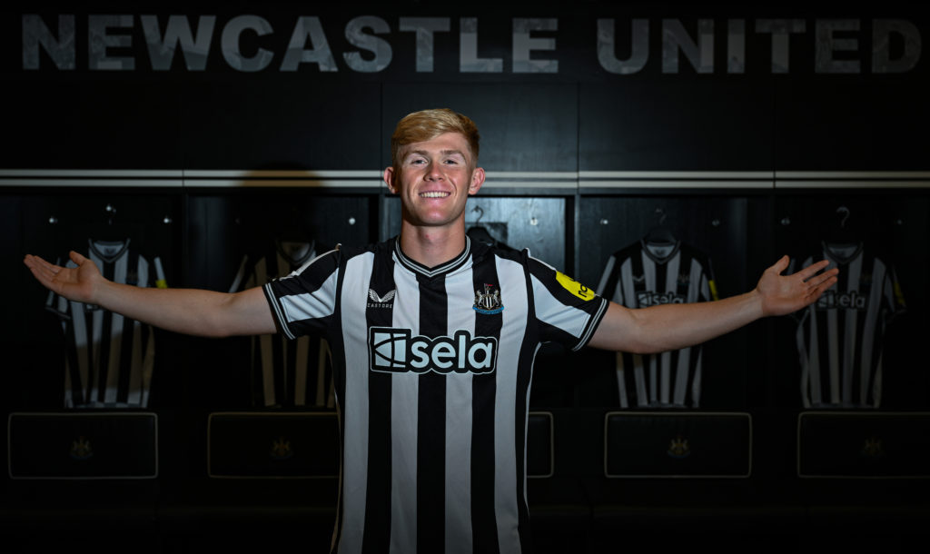 Newcastle United Unveil New Signing Lewis Hall