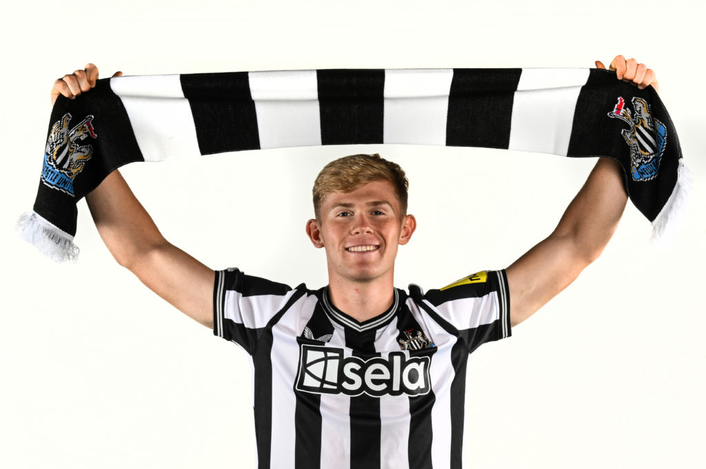 Newcastle United Unveil New Signing Lewis Hall