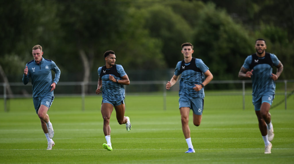 Newcastle United Pre-Season Training Session