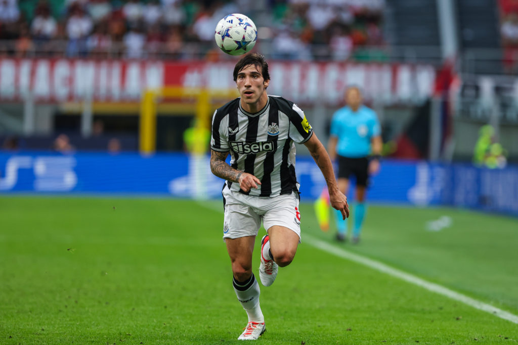 Sandro Tonali of Newcastle United FC seen in action during