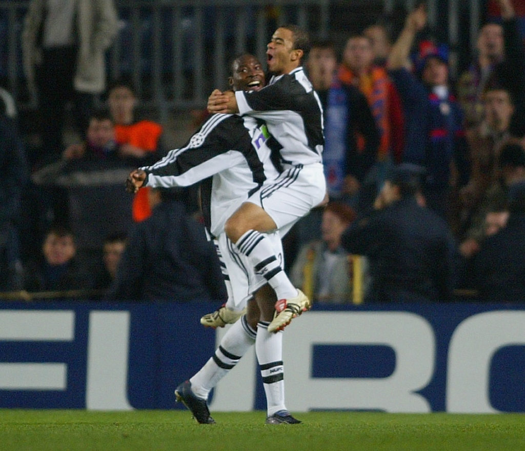 Ameobi celebrates scoring first