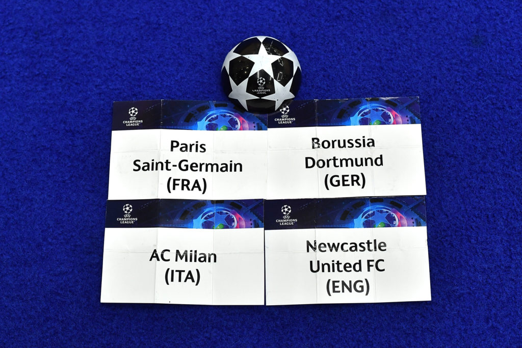 UEFA Champions League 2023/24 Group Stage Draw