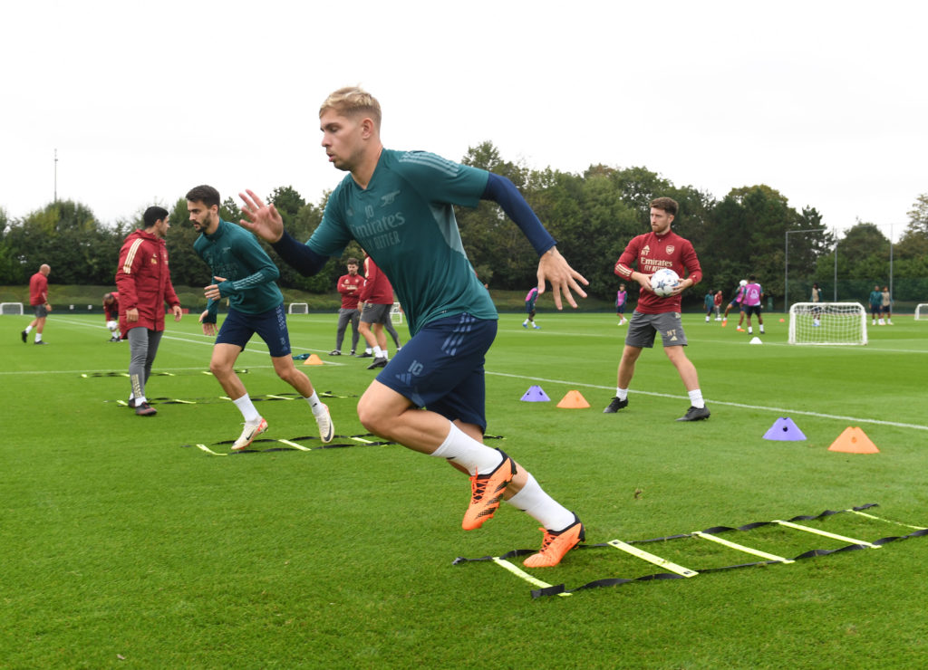 Arsenal FC Training Session - UEFA Champions League 2023/24