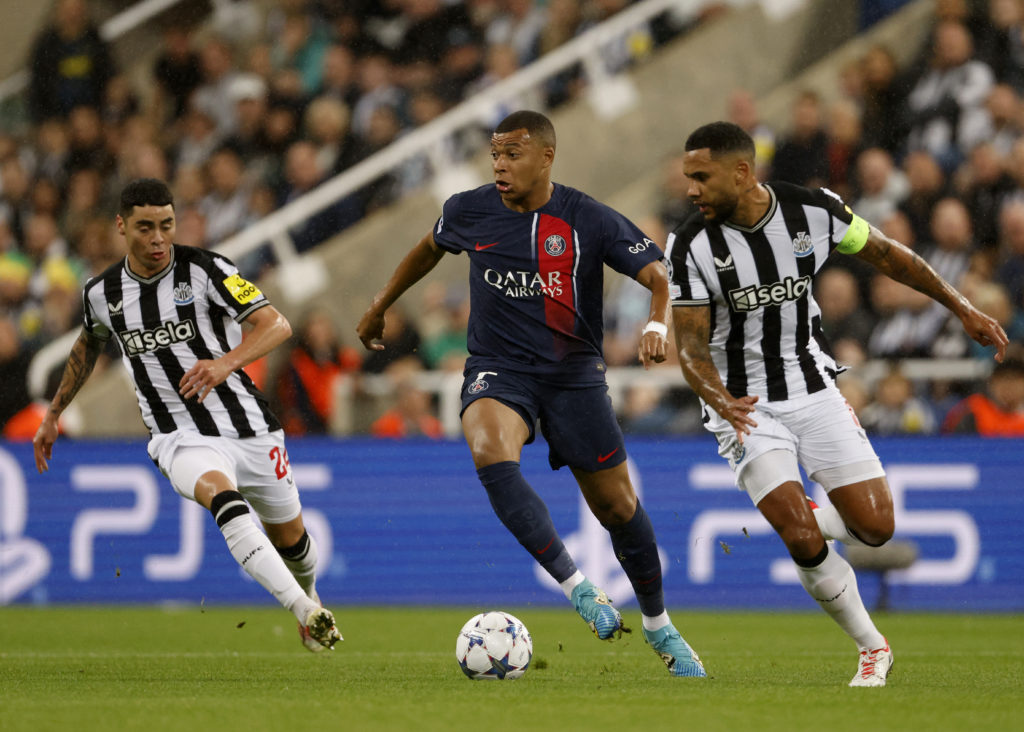 Newcastle United FC v Paris Saint-Germain: Group F - UEFA Champions League 2023/24