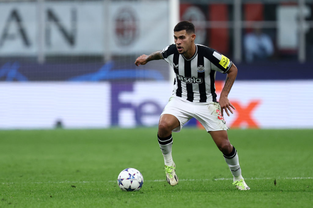 Bruno Guimaraes of Newcastle United Fc in action during the