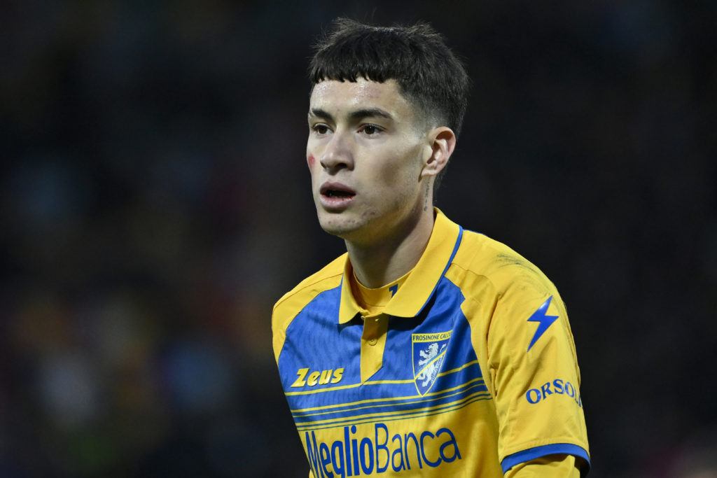 Matias Soule of Frosinone looks on during the Serie A