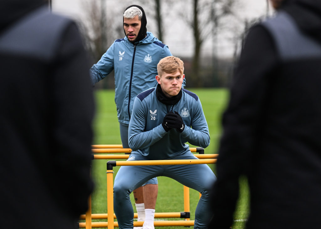 Newcastle United FC Training Session And Press Conference - UEFA Champions League 2023/24