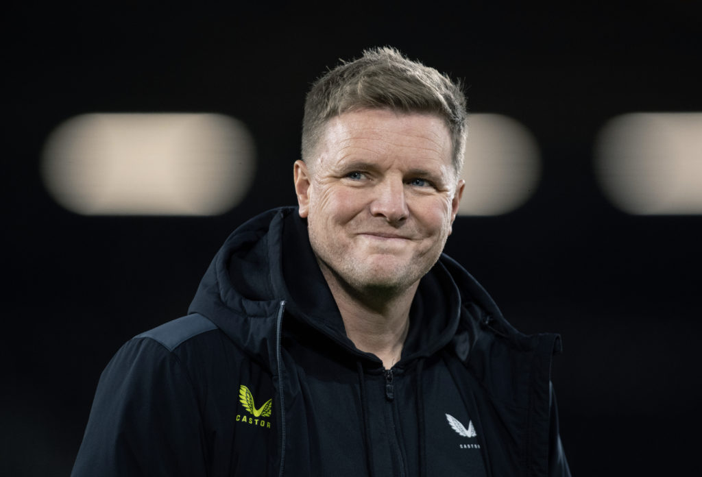 Eddie Howe before Fulham v Newcastle United - Emirates FA Cup Fourth Round