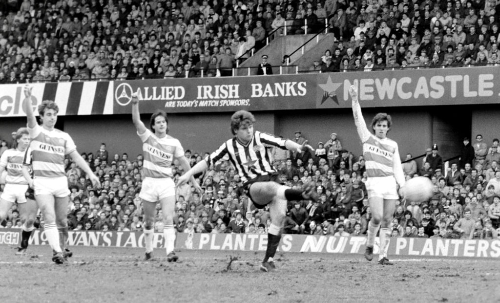 Paul Gascoigne Newcastle United League Debut v QPR 1985