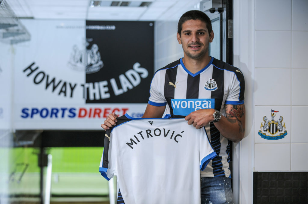Newcastle United Unveil New Signing Aleksandar Mitrovic