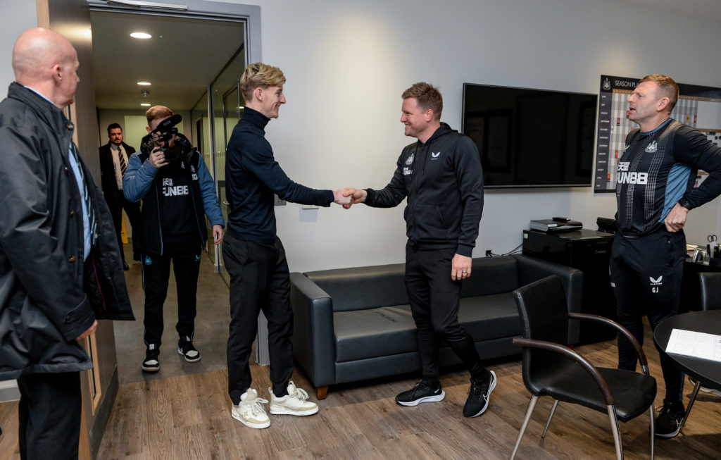 Newcastle United Unveil New Signing Anthony Gordon