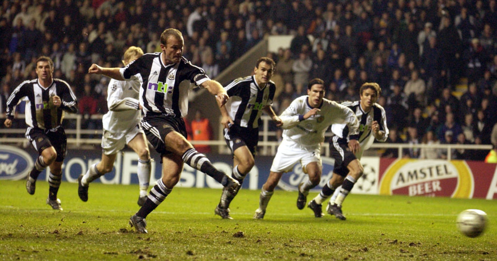 Alan Shearer of Newcastle