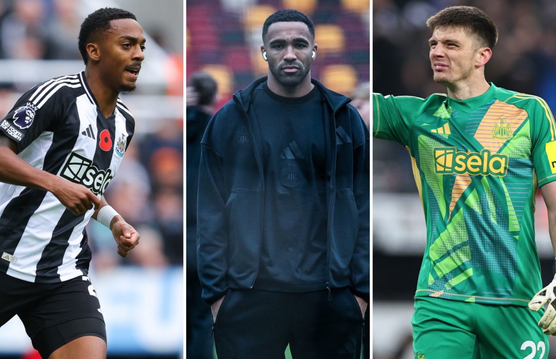 Joe Willock, Callum Wilson, Nick Pope.