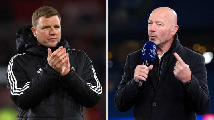Alan Shearer and Eddie Howe