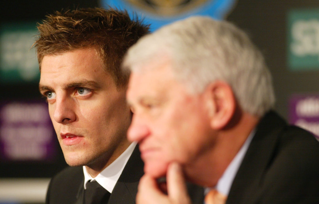 Jonathan Woodgate signs for Newcastle United