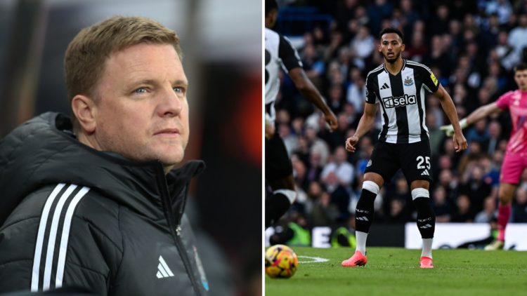 Eddie Howe and Lloyd Kelly