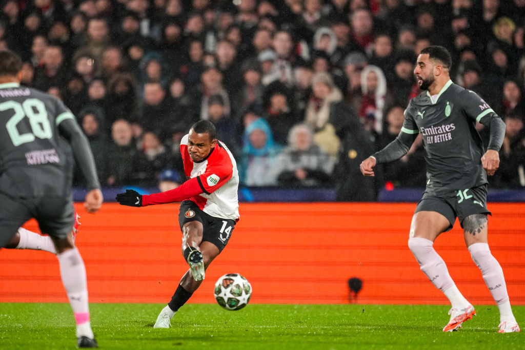 Feyenoord v AC Milan - UEFA Champions League 2024/25 League Knockout Play-off First Leg