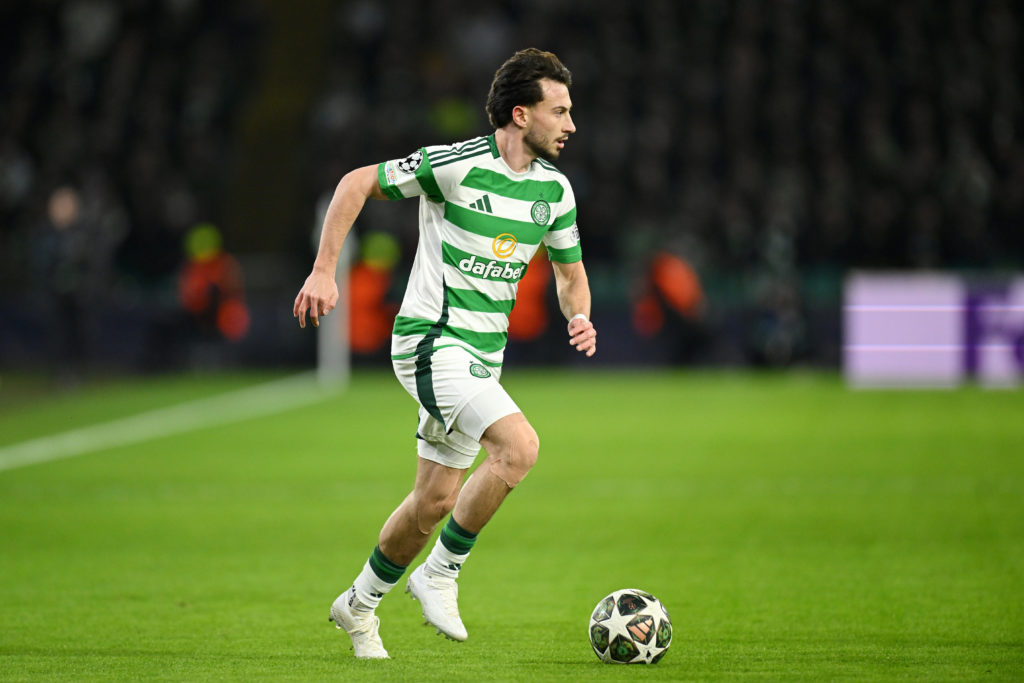 Nicolas Kuhn during a Champions League game between Celtic and Bayern Munich