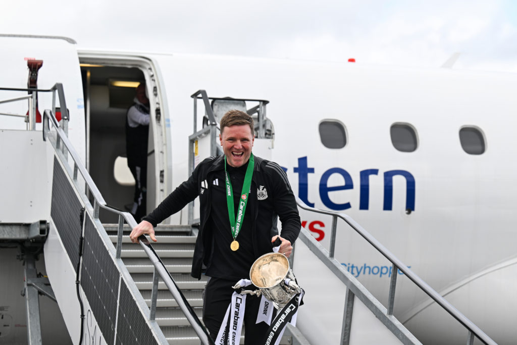 Eddie Howe Travels Back to Newcastle with the Carabao Cup