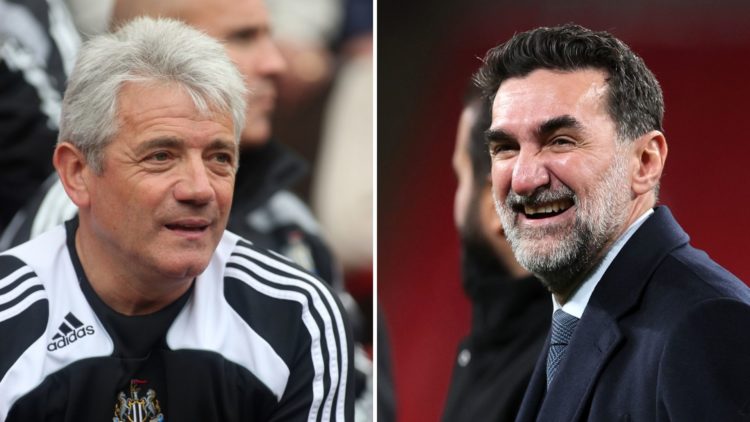 Split image of Kevin Keegan and Yasir Al-Rumayyan.