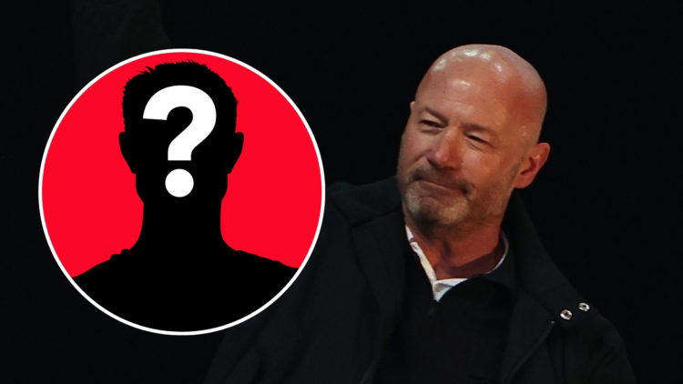 Alan Shearer, former Newcastle United player, participates in the Newcastle United Carabao Cup Winners Celebration Parade 2025 in Newcastle upon Ty...