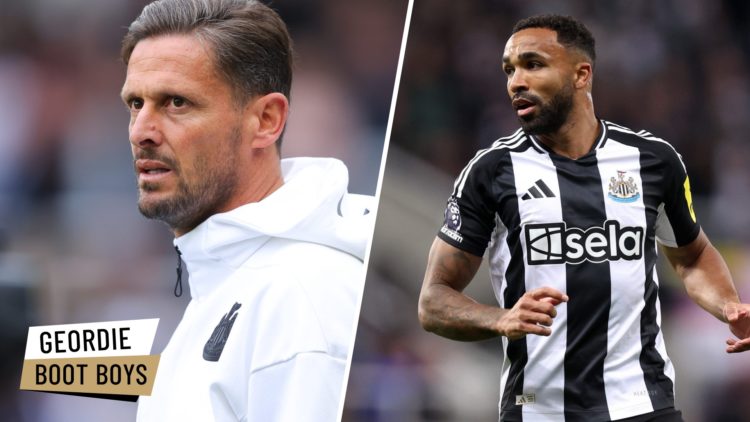 Newcastle United assistant manager Jason Tindall, Callum Wilson playing for Newcastle United