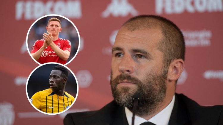 Paul Mitchell during a press conference with Monaco, Elliot Anderson claps Nottingham Forest fans, Yankuba Minteh playing for Brighton