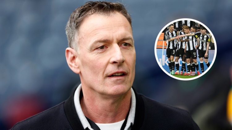 Chris Sutton on punditry duty, Harvey Barnes celebrates scoring for Newcastle against Crystal Palace