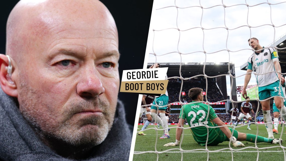 BBC Sport pundit Alan Shearer during the UEFA Champions League 2024/25 League Knockout Play-off first leg match between Manchester City and Real Ma...