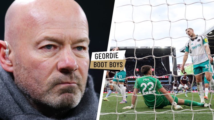 BBC Sport pundit Alan Shearer during the UEFA Champions League 2024/25 League Knockout Play-off first leg match between Manchester City and Real Ma...