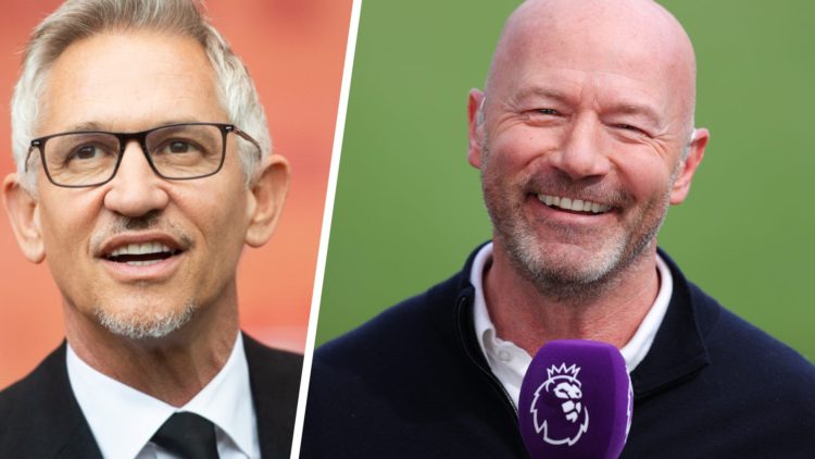 PL TV pundit Alan Shearer during the Premier League match between Newcastle United FC and Manchester United FC. Gary Lineker attends the Sun's Who ...