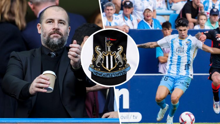 Newcastle United sporting director Paul Mitchell during the Premier League match between Chelsea FC and Newcastle United FC. Antonio Cordero (L), o...
