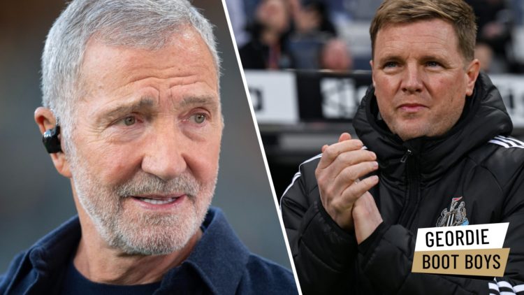 Graeme Souness on punditry duty. Eddie Howe managing Newcastle United.