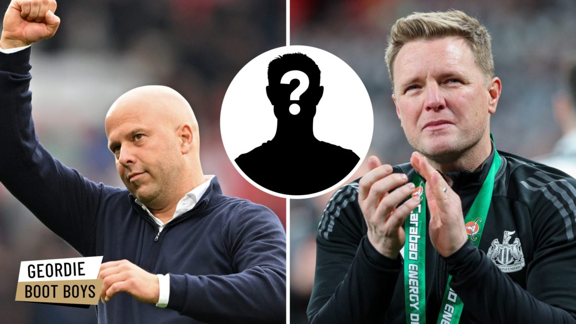 Arne Slot managing Liverpool, Eddie Howe applauds Newcastle United fans at Wembley