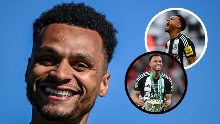 Collage of Jacob Murphy of Newcastle United.
