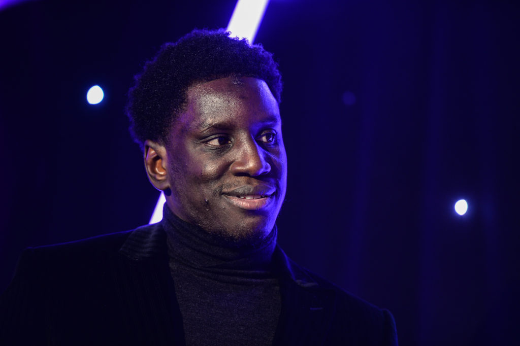 Former Newcastle United striker Demba Ba attends a Newcastle United Foundation event at St James' Park.