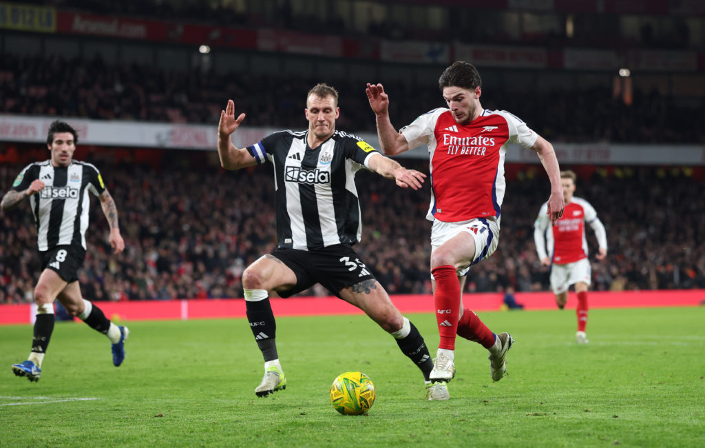 Arsenal v Newcastle United - Carabao Cup Semi Final First Leg