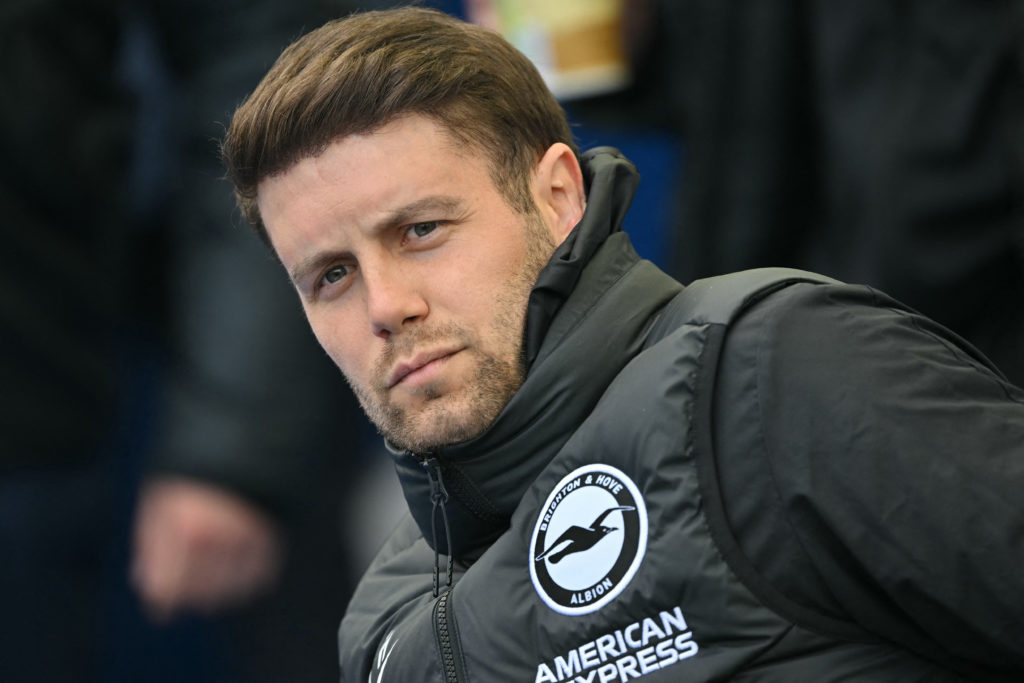 Brighton manager Fabian Hurzeler.