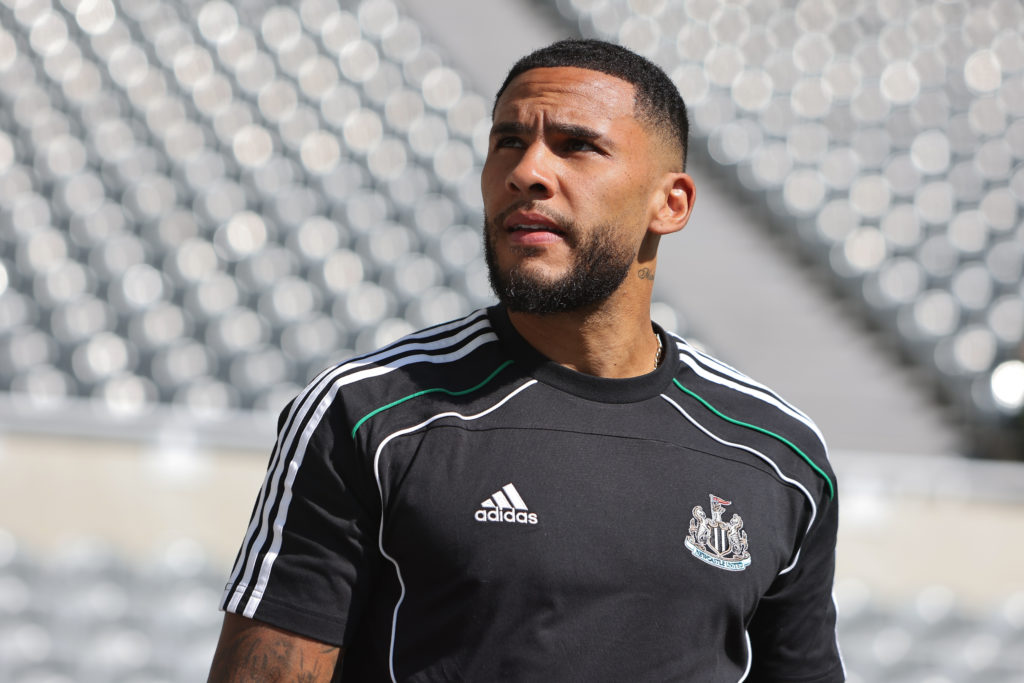 Jamaal Lascelles arrives at St James' Park ahead of Newcastle United vs Chelsea