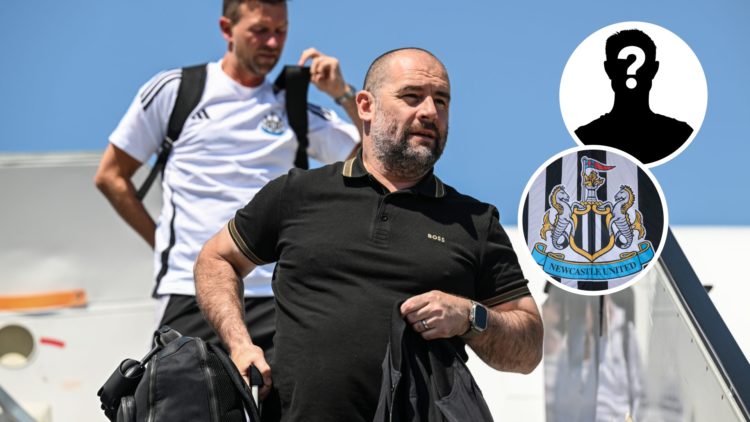 Newcastle United Sporting Director Paul Mitchell arrives at the Nuremberg airport for the Pre Season Friendly trip to the Adidas HomeGroup Training...