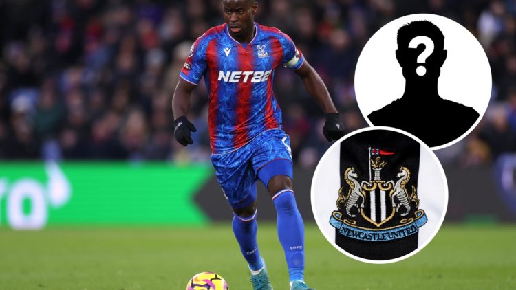 Marc Guehi of Crystal Palace controls the ball during the Premier League match between Crystal Palace FC and Manchester City FC at Selhurst Park. I...