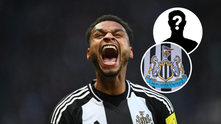 Jacob Murphy of Newcastle United celebrates scoring his team's first goal during the Premier League match between Newcastle United FC and Crystal P...