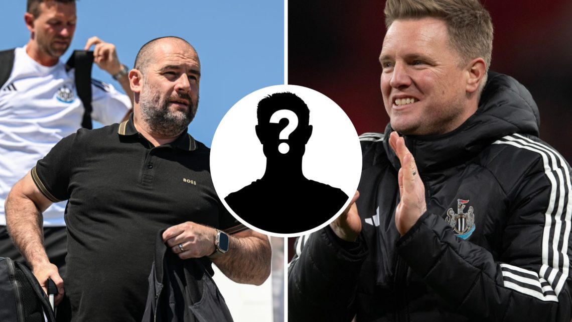 Paul Mitchell gets off a plane. Eddie Howe celebrates winning the Carabao Cup for Newcastle.