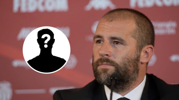 Paul Mitchell during a press conference with Monaco, mystery player