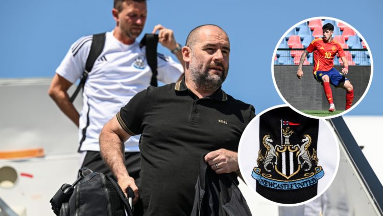 Newcastle United Sporting Director Paul Mitchell arrives at the Nuremberg airport for the Pre Season Friendly trip to the Adidas HomeGroup Training...