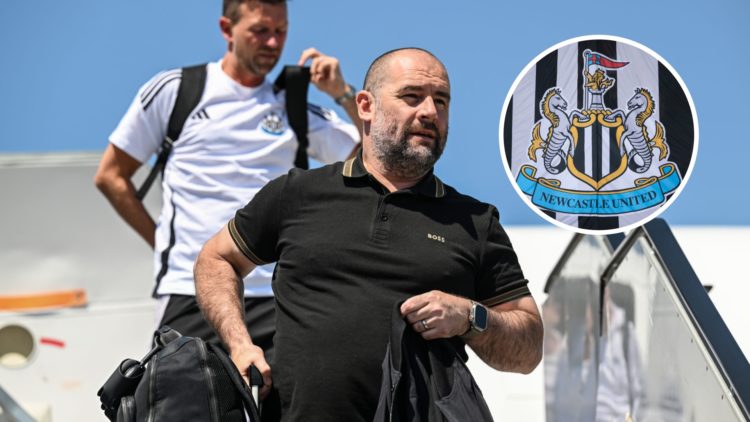 Newcastle United Sporting Director Paul Mitchell arrives at the Nuremberg airport for the Pre Season Friendly trip to the Adidas HomeGroup Training...
