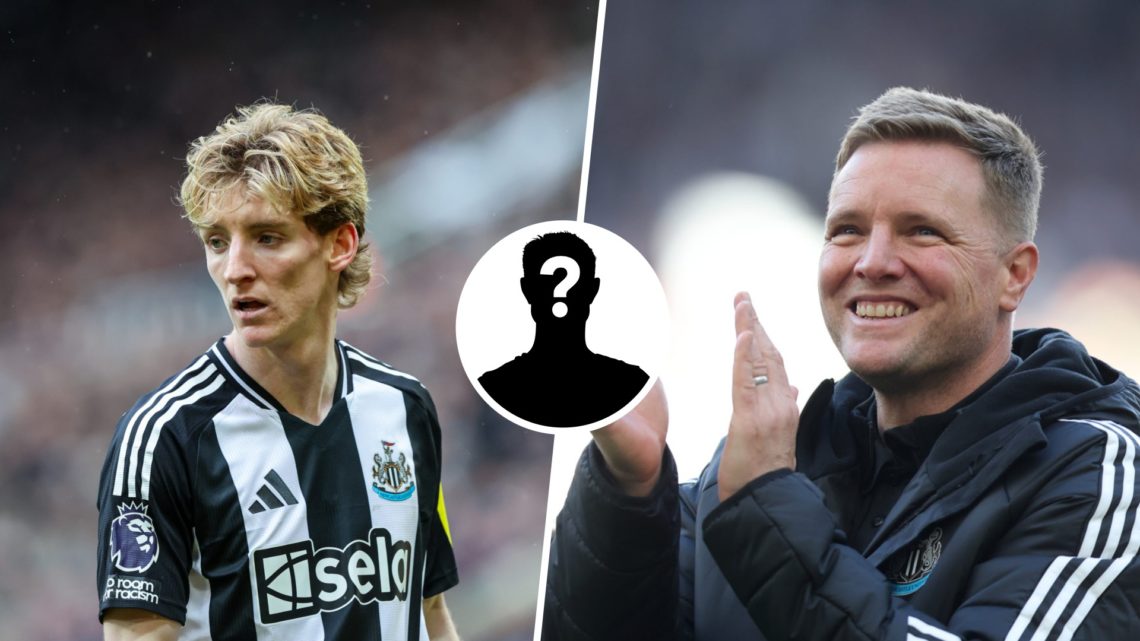 Eddie Howe, Manager of Newcastle United, applauds the fans following the Premier League match between Newcastle United FC and Everton FC. Newcastle...
